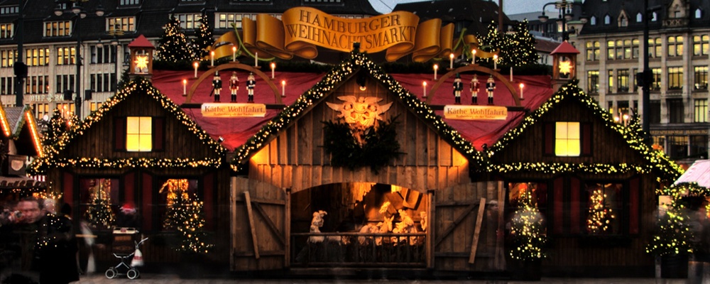 Christmas Market Rathausmarkt Hamburg